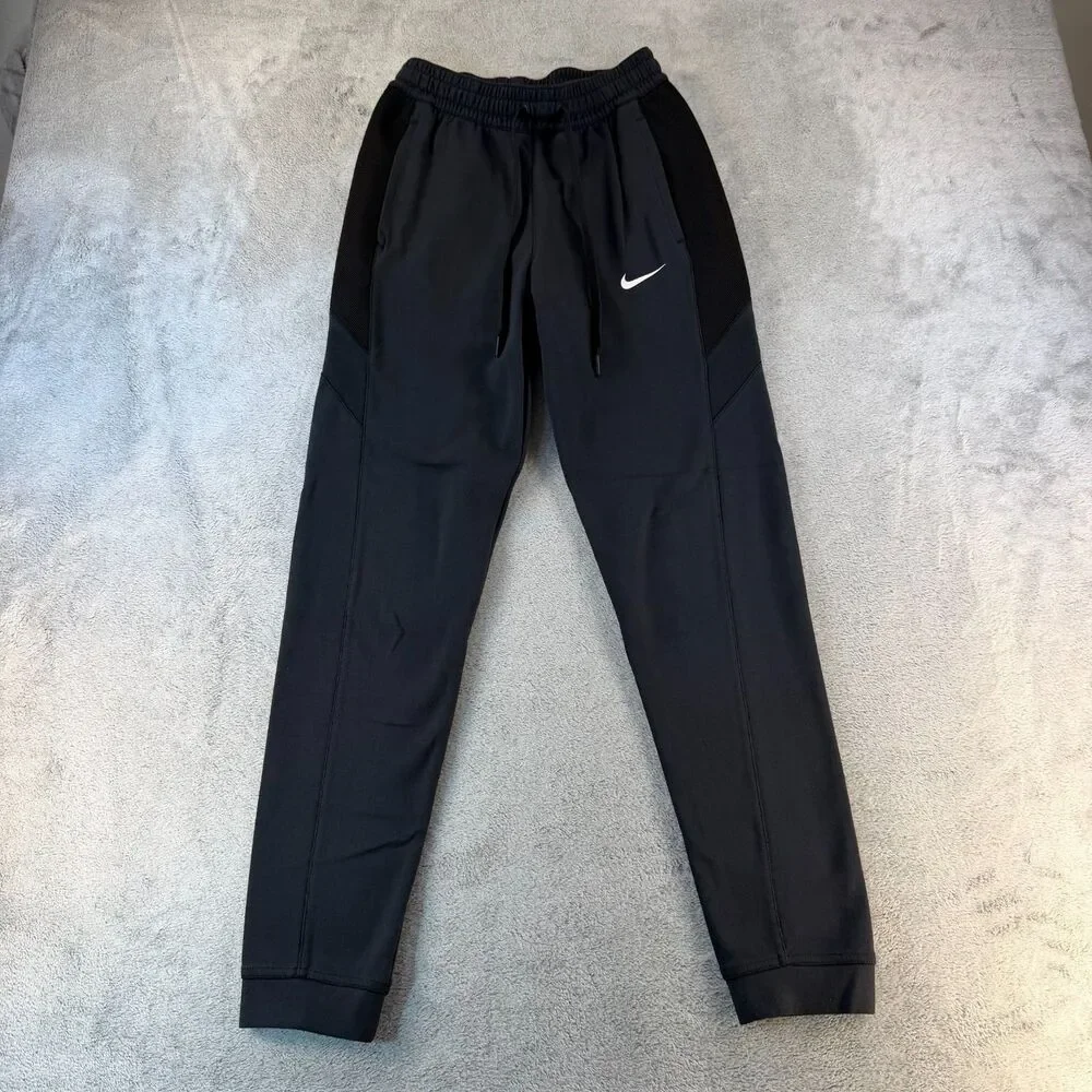 Nike Dri-FIT Womens Jogger Pants XS Black Tapered Athletic Training Mesh
